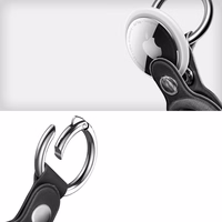 Tech-Protect NaturalFit apvalks Apple AirTag 1/2 - melns