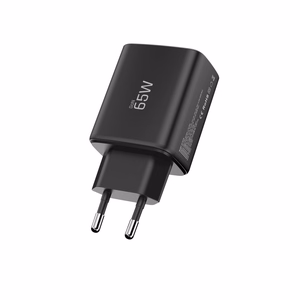 Tech-Protect NCA65W-GAN 3 portu 65 W sienas lādētājs - melns