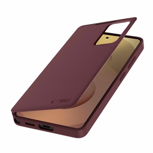 Tech-Protect Viedais Maks Maciņš for Samsung Galaxy S26 Ultra - bordo