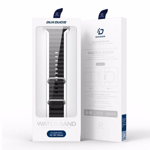 DUX DUCIS siksniņa OCEAN WAVE silikona Apple Watch 38 / 40 / 41 mm melna