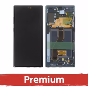 LCD дисплей совместимый с Samsung N975 Note 10 Plus с рамкой / Aura Black / OEM