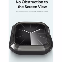 DUX DUCIS apvalks TAMO Apple Watch 10 sērijai 46 mm caurspīdīgs ar melnu