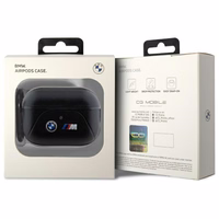 BMW Curved Line korpuss AirPods Pro 2 - melns (m)