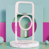 Acrylic Color Magsafe maciņš iPhone 17 Pro gaiši rozā