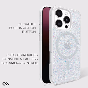 Case-Mate Twinkle MagSafe vāciņš ierīcei iPhone 16 Pro, Disco