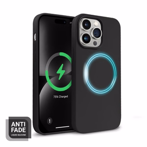 Crong Color Cover Magnetic vāciņš ierīcei iPhone 14 Pro Max, saderīgs ar MagSafe, melns