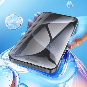 HOCO aizsargstikls HD 5D Guardian shield (komplekts 10-in-1) paredzēts iPhone 16 Pro / 17 / 17 Pro melns (G14)