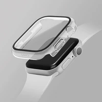 Uniq Nautic Apple Watch Series 7/8/9 41mm apvalks caurspīdīgs/balodis caurspīdīgs
