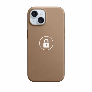 Telefona maciņš "FineWoven" priekš iPhone 15 Plus / Taupe / iepakojumā