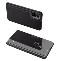 Jauns Clear View Case flip apvalks ar statīvu Xiaomi Redmi Note 11 Pro+ 5G (China) / 11 Pro 5G (China) / Mi11i HyperCharge / Poco X4 NFC 5G melns