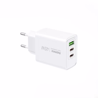 KIDDY SERIES 45W RP-U139 2xUSB-C/1xUSB NETWORK LĀDĒTĀJS balts