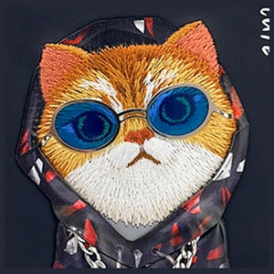 Nimmy Brilles Foršs Kaķis viedtālruņa apvalks iPhone 15 - melns