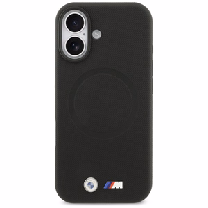 BMW M FW Metal Logo MagSafe futrālis iPhone 17 - melns
