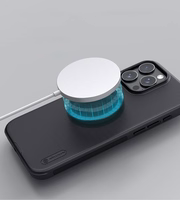 Nillkin Super Frosted Shield Pro Magnētiskais viedtālruņa apvalks iPhone 16 Pro - melns