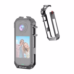 Puluz metāla aizsargmaciņš priekš Insta 360 X4 Air pelēks