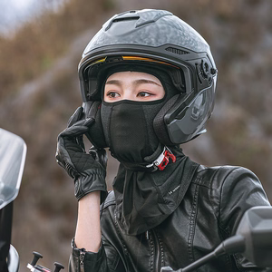 Wozinsky WKM-03B ziemas balaklavas sejas maska motociklam un velosipēdam - melna