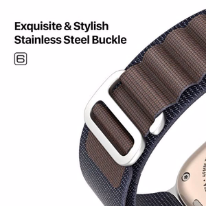 DUX DUCIS siksniņa GS neilona Apple Watch 42 / 44 / 45 / 49 mm indigo