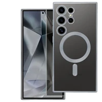 ELECTRO MAG COVER korpuss saderīgs ar MagSafe priekš SAMSUNG A37 sudraba krāsā