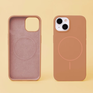 Silicone Thin Mag maciņš iPhone 17 Pro Max 6,9" karameļu