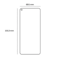 Rūdītais aizsargstikls 2,5D Xiaomi Mi 11 Lite 4G / Mi 11 Lite 5G / 11 Lite 5G NE