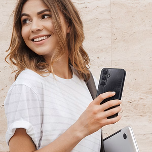 Dux Ducis Aimo viedtālruņa apvalks Samsung A35 5G - melns