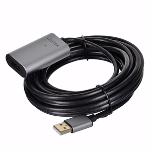 UNITEK Y-271 USB kabelis 5 m USB 2.0 USB A Pelēks