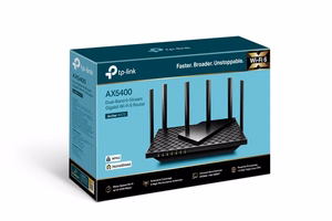 TP-Link Archer AX5400 divjoslu Gigabit Wi-Fi 6 maršrutētājs, melns
