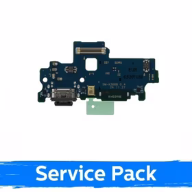 Uzlādes porta savienotājs saderīgs ar Samsung A366 A36 5G ar flex / Plata (Service Pack)