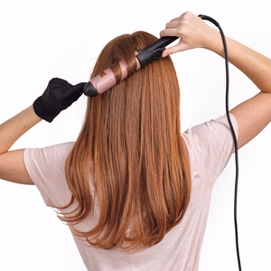 BaByliss C453E 38 mm matu lokšķēres melnā krāsā, rozā krāsā 98.4" (2.5 m)