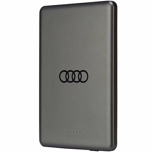 Внешний аккумулятор Audi Big Logo MagSafe беспроводной 15W 5000mAh - серый