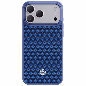 Benks Magnetic Armor Pro Armor Grid Kevlar Case Metal Frame 600D (C.K.FL.AP.BE.B073) for Iphone 18 Pro Max/17 Pro Max blue