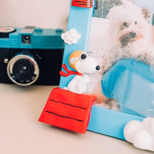 Snoopy 3D foto rāmis 10 × 15 cm fotogrāfijai