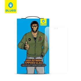 5D Mr. Monkey stikls - Samsung Galaxy A54 5G melns (Strong Lite)