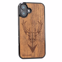 Bewood maciņš for iPhone 16 Plus 6,7" Deer Imbuia