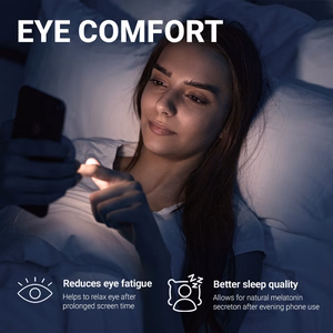 Crong OptiRed Glass rūdīta stikla ekrāna aizsargs ar zilās gaismas filtru, paredzēts iPhone 17e