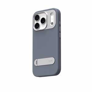 Moshi Kameleon MagSafe vāciņš ierīcei iPhone 17 Pro, ar statīva funkciju, “Dusk Blue” krāsā