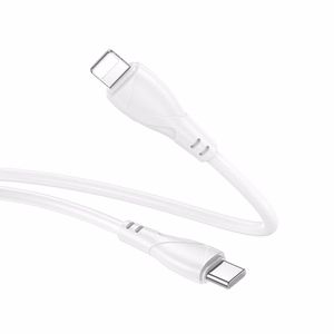 Borofone Кабель BX121 Energy - Type C to Lightning - PD 27W 1 метр белый