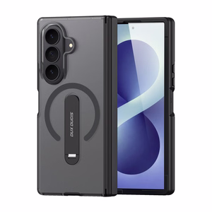Dux Ducis Kind vāciņš modelim Samsung Galaxy Z Fold 8 Ultra / Z Fold 7, ar statīvu, saderīgs ar MagSafe – melns
