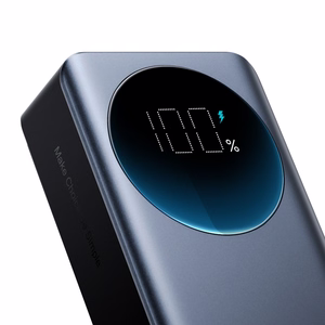 Joyroom JR-PBF05 Pro 30000mAh 65W Powerbank ar Digitālo Displeju 2x USB-C 1x USB-A - Melns