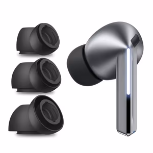 Tech-Protect Ear Tips for Samsung Galaxy Buds 3 Pro in sizes S / M / L - black (3 pcs.)