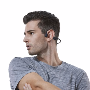 SHOKZ OpenRun austiņu komplekts bezvadu kakla lencis sportam Bluetooth melns