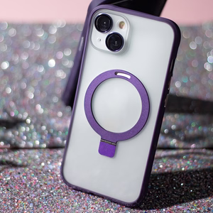 Mag Ring viedtālruņa apvalks iPhone 13 6,1" violets