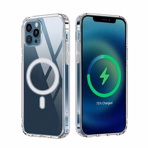 Triecienizturīgs 1,5 mm Mag maciņš iPhone 17 Pro Max 6,9" / iPhone 18 Pro Max 6,9 caurspīdīgs, ar lielu atveri
