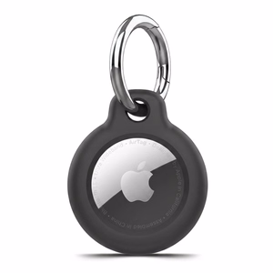 Tech-Protect Rough Case for Apple AirTag with Ring - Black