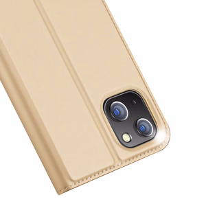 Dux Ducis Skin Pro holster flip vāciņš iPhone 14 Plus - zelta krāsā
