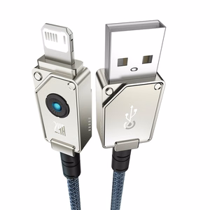 Baseus Unbreakable USB-A uz Lightning kabelis 1 m, 5V-2.4A, balts