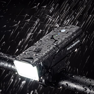 Rockbros 24510003001 priekšējais velosipēda lukturis 260 lm + USB-C - USB-A kabelis - melns