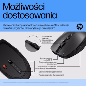 HP 710 uzlādējama klusa pele