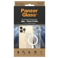 PanzerGlass HardCase ar MagSafe antibakteriālais militārā līmeņa sertificēts apvalks iPhone 13 Pro Max - caurspīdīgs