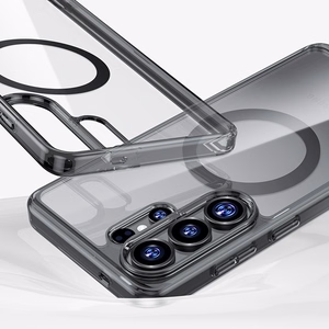 Benks Magnētiskais kristāla TPU rāmja korpuss (0050) priekš Samsung Galaxy S26 Ultra black